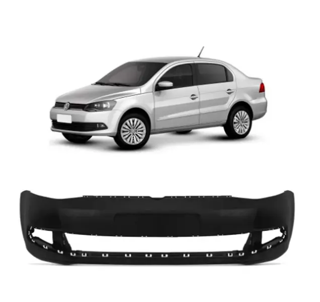 Parachoque Dianteiro Preto Liso Gol Voyage G6 2013 A 2016