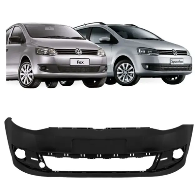 Parachoque Dianteiro Fox Spacefox 2011 2012 2013 2014 Preto Liso