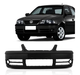 Parachoque Dianteiro Gol Parati Saveiro G3 2003 2004 2005 Preto Liso