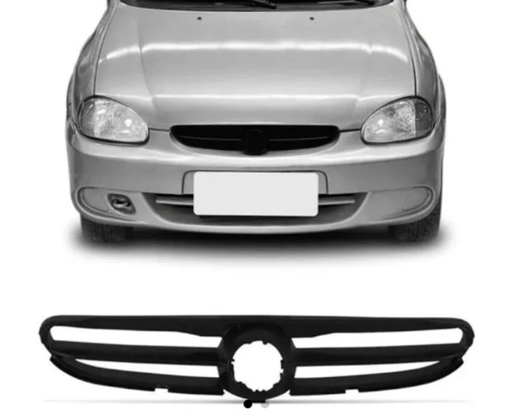 Grade Dianteira Corsa Classic 2003 2004 A 2008 Preta Principal Radiador