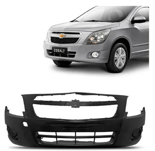 Parachoque Dianteiro Cobalt 2012 2013 A 2015 Sem Furo Milha Preto Liso