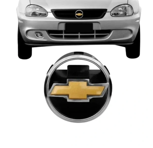 Emblema Dourado Grade Corsa 2000 A 2010