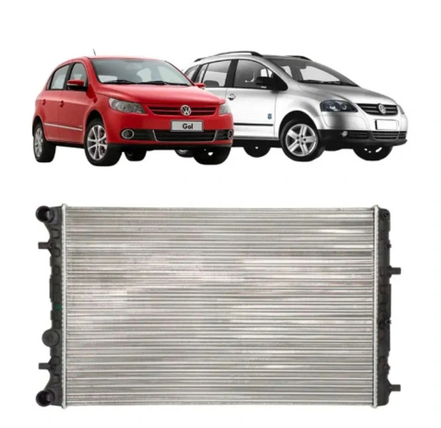 Radiador Gol Voyage Saveiro 09 A 20 Fox 06 A 18 Polo 07 A 15